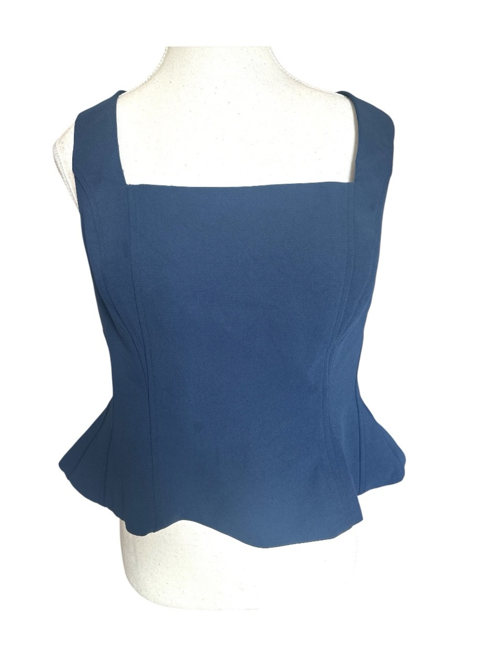 White House Black Market Peplum Bustier Tank Size 4 NWT - Picture 2 of 9